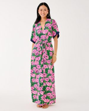 Wisteria V-Neck Maxi Dress
